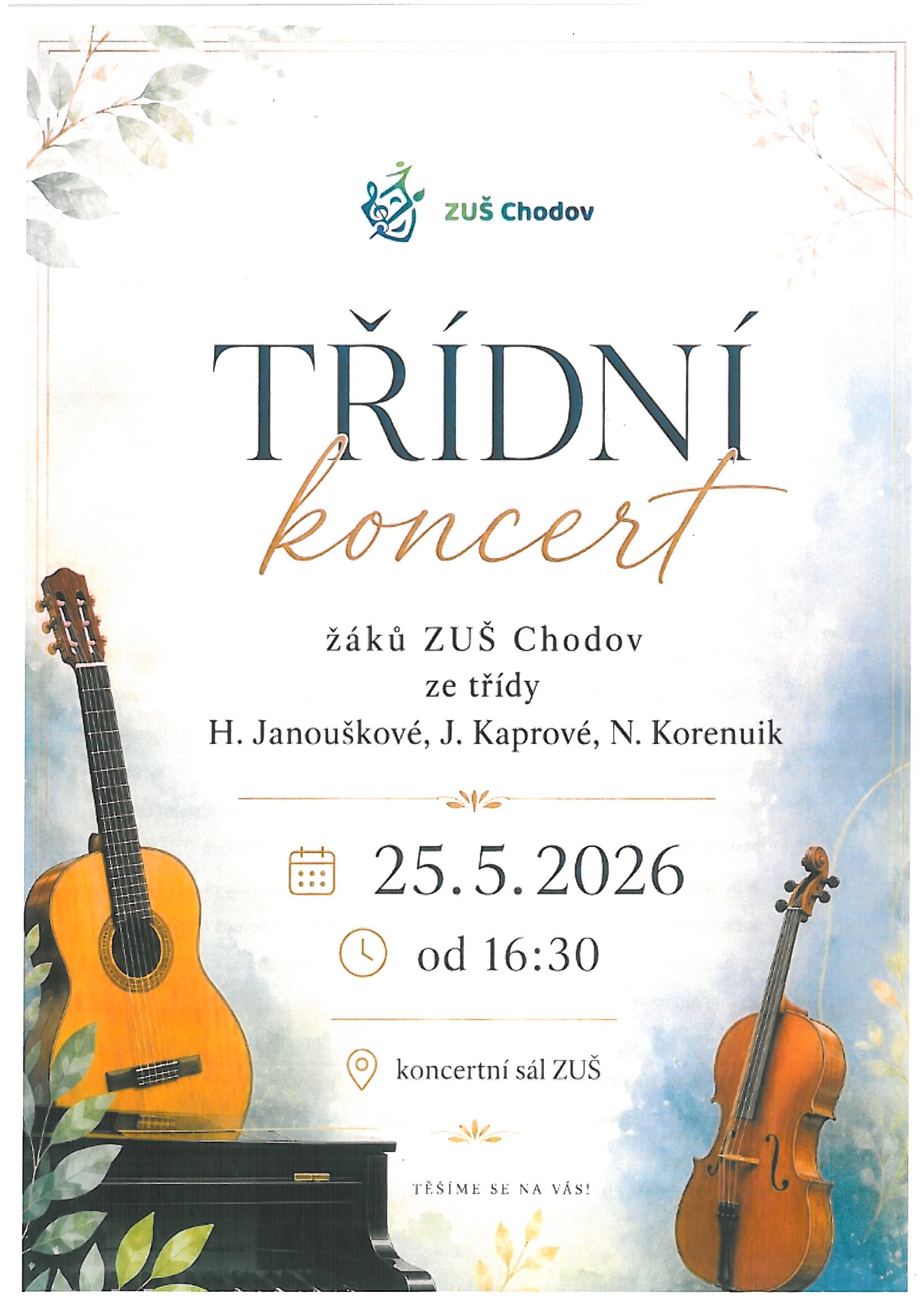 Třídní koncert - Janouškové, Kaprové, Korenuik szus-chodov26052109140