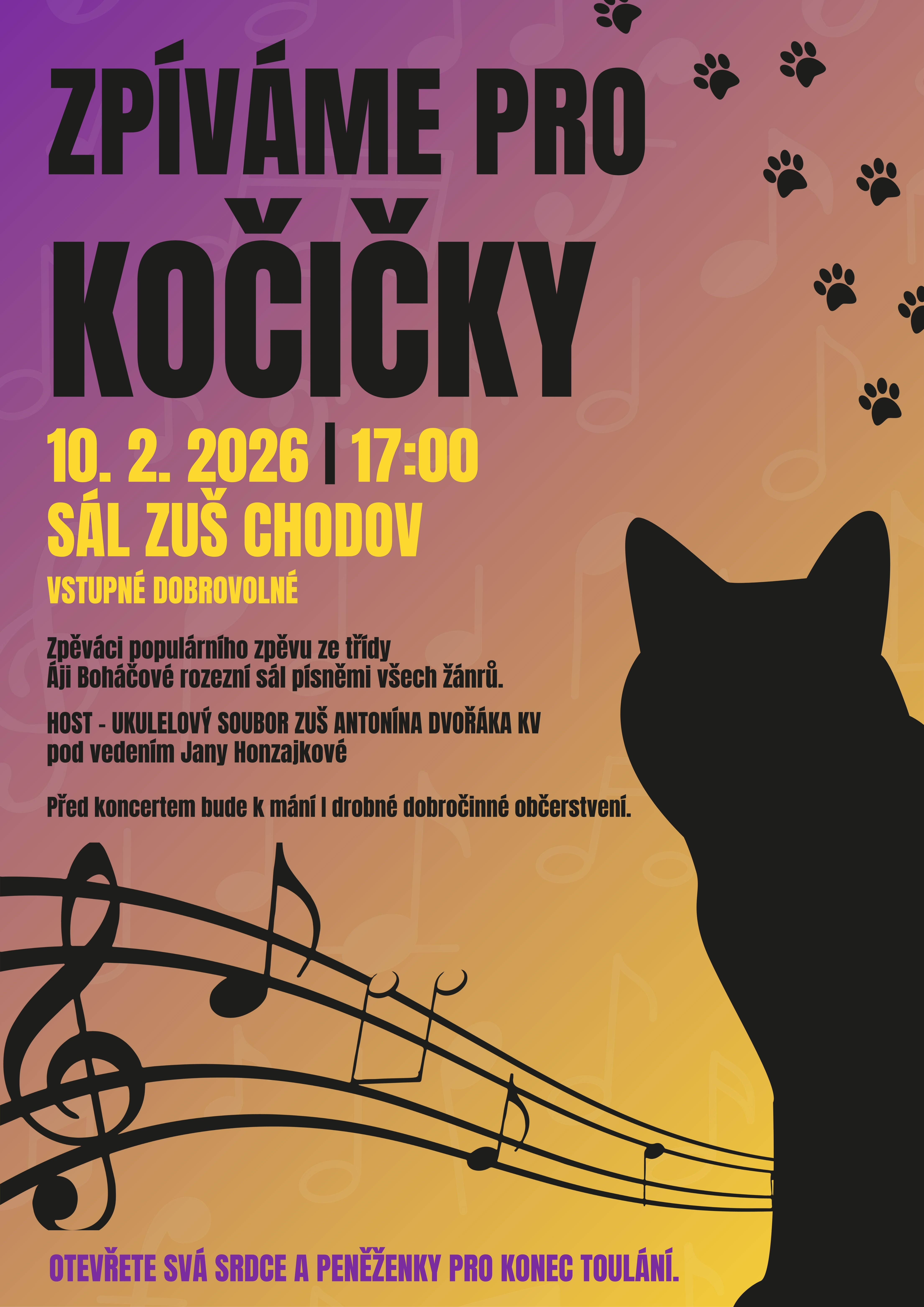 Zpíváme pro kočičky